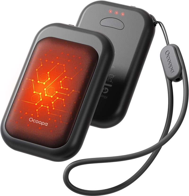 OCOOPA Magnetic Rechargeable Hand Warmers 2 Pack, Card-Style Electric AI Hand Warmers 5000mAh, Pocket Portable Hands Heater, UL Certified, for Men Women, Hunting Essentials, UT4 Young - Image 1